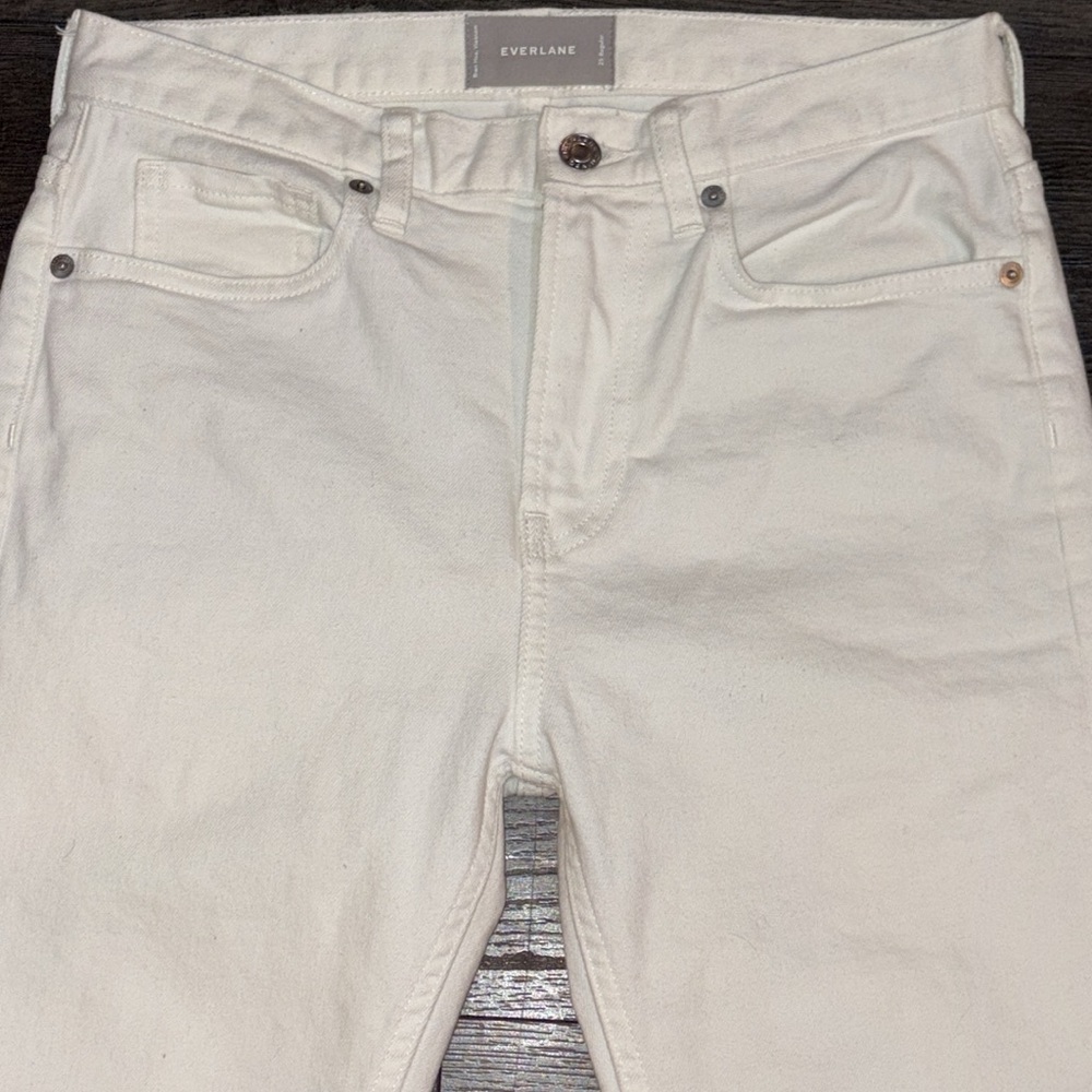 Everlane Boyfriend Jean Size 25 White - Picture 6 of 13